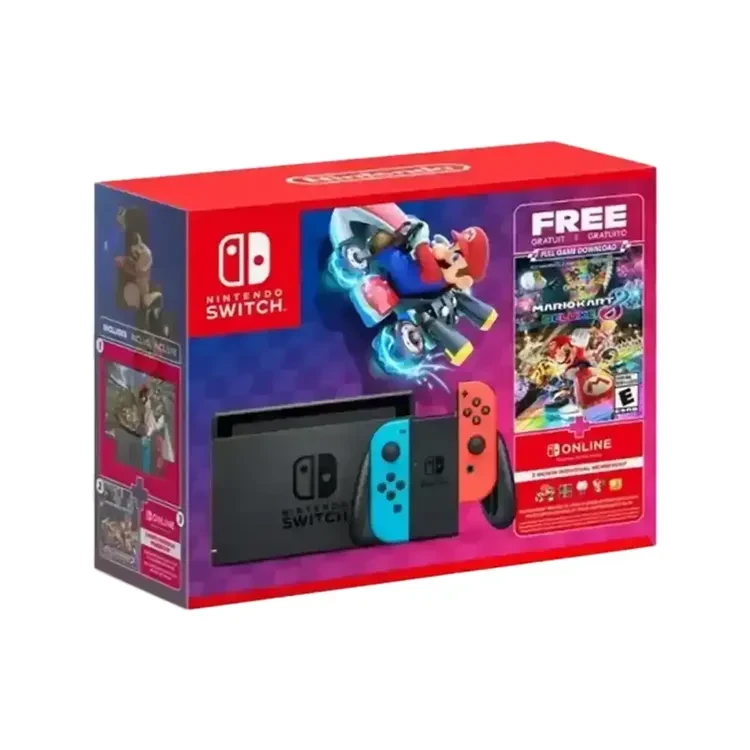 Consola NINTENDO SWITCH™ 1.1 + Juego Mario Kart 8 Descargable + 3 meses de Nintendo Switch Online